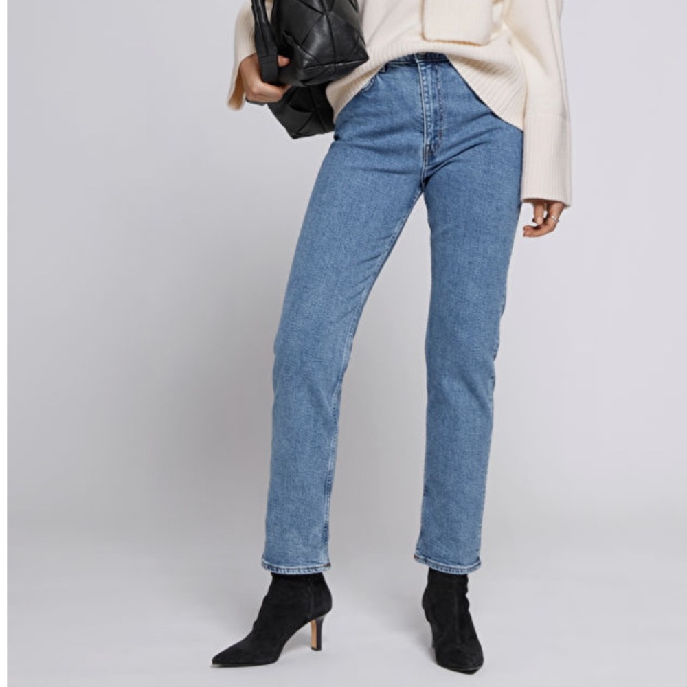 & Other Stories Light Blue Straight Leg Jeans